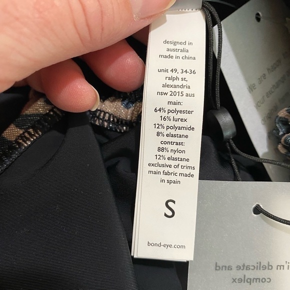 BOUND by Bond Eye Leopard Swimsuit One Piece Small - Picture 12 of 13